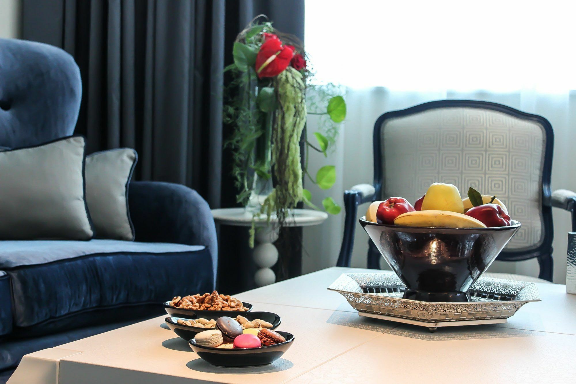 그랜드 모가도르 시티 센터 카사블랑카 외부 사진 A living room at the hotel